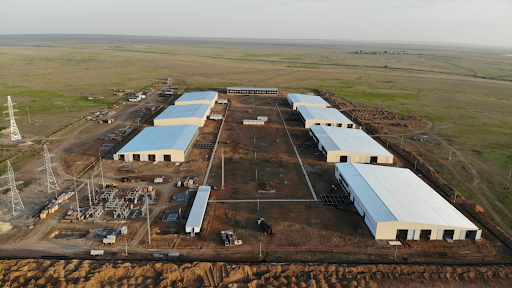 A Bitcoin mining facility in Kazakhstan